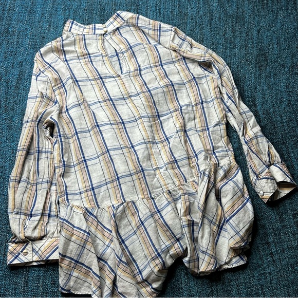 Anthropologie Maeve Sava Swing Top in Plaid Print - Picture 4 of 8